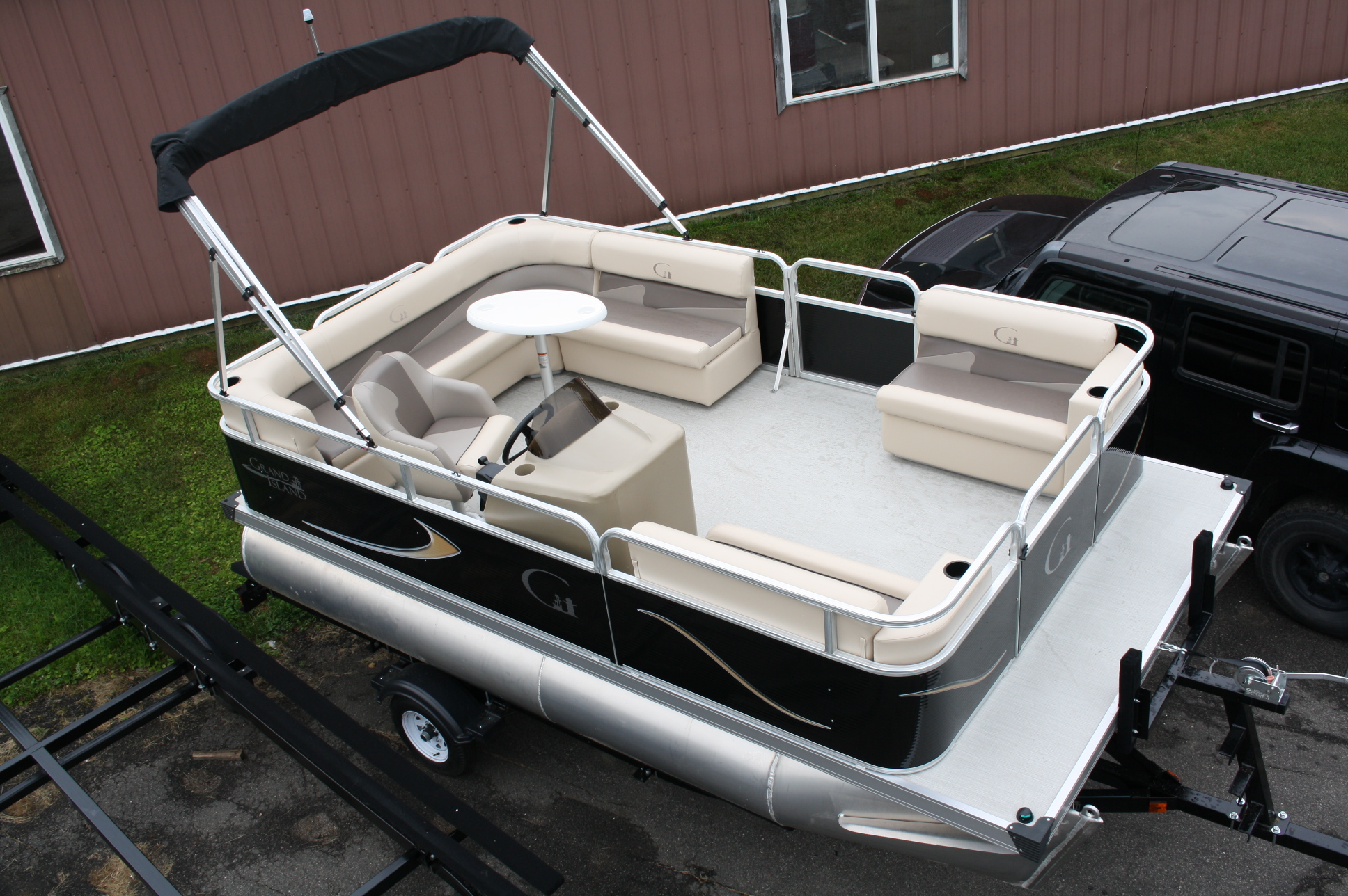 Electric pontoon boat for sale